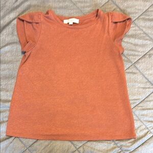Loft Capped Sleeve Top. Size XS
